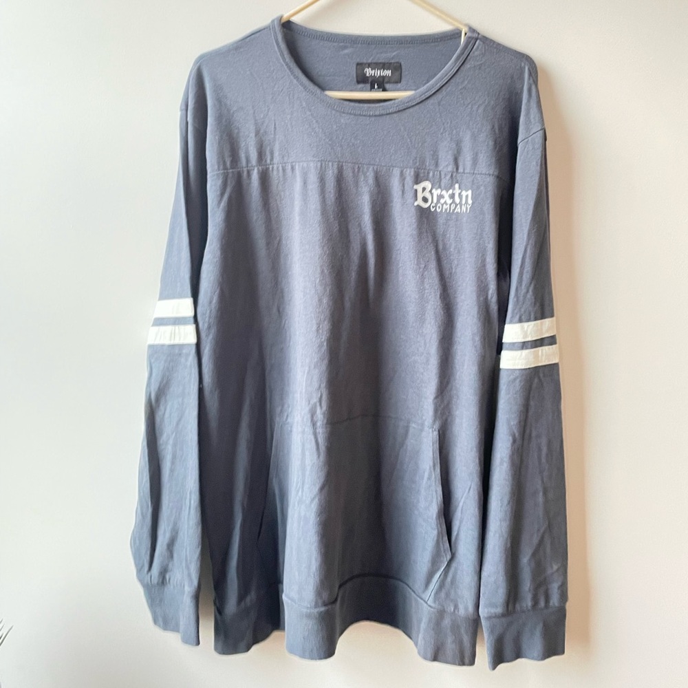 Brixton Blue Henley y2k